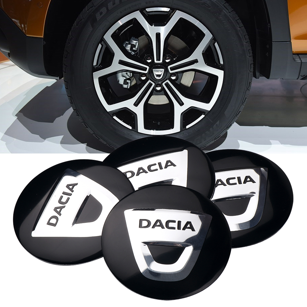 Tech Accessories Dacia - 4pcs 56/60mm Car Wheel Center Hub