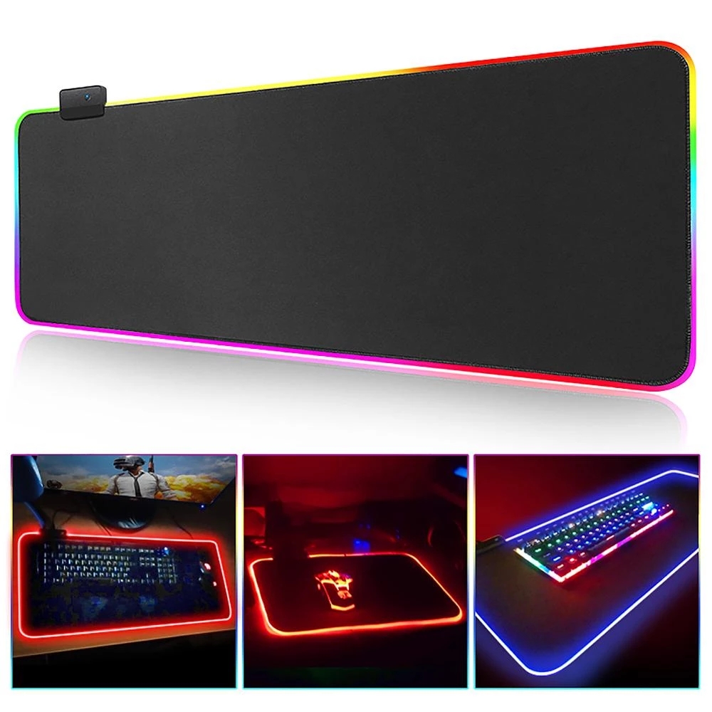 Tech Desktop Accessories - LED Luminous Gaming Mouse Pad Large