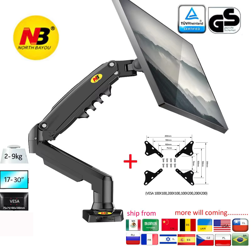 Monitor Arm Single - NEW NB F80 17-30' Desktop LED
