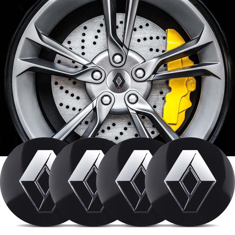 Tech Accessories Dacia - 4pcs 56mm Car Wheel Center Covers