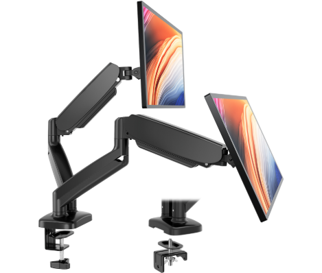 Monitor Arm Single - Dual Monitor Stand Arm, Gas Spring