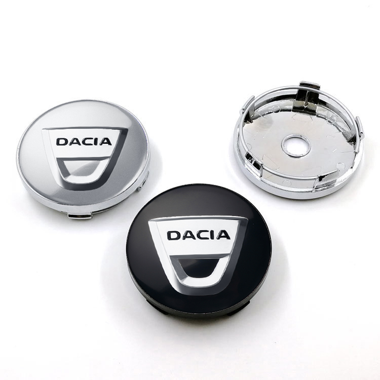 Tech Accessories Dacia - 56/60mm Car Wheel Center Hub Cap