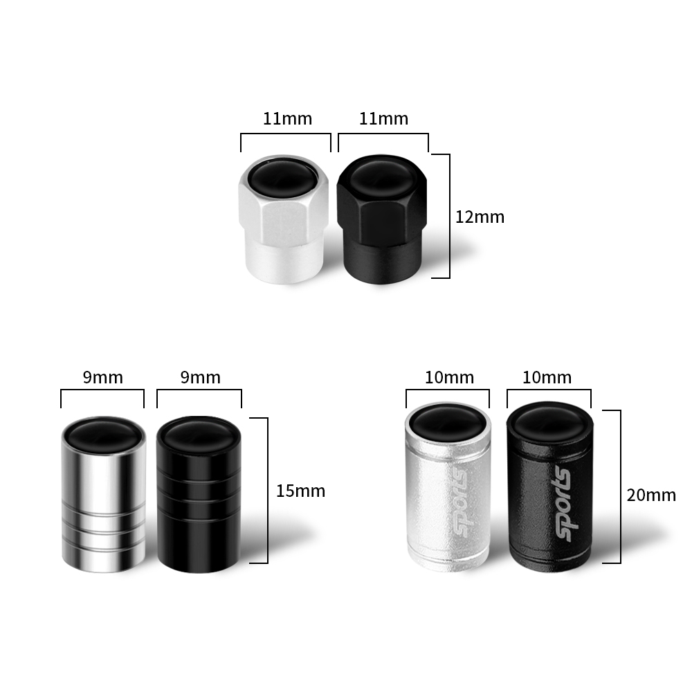 4PCS Metal Car Tire Valve Cove - Tech Accessories Dacia 评论和价格