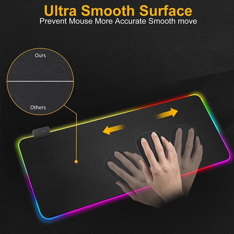 LED Luminous Gaming Mouse Pad  - Tech Desktop Accessories 评论和价格