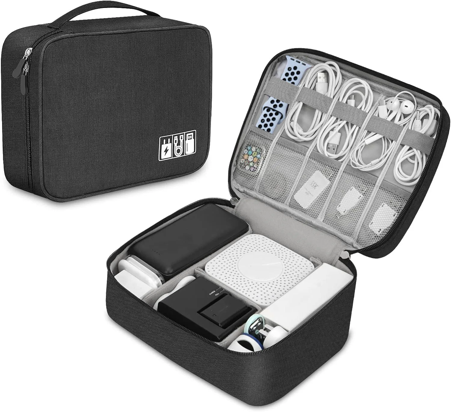 Portable Tech Organizer Case f - Tech Accessories Storage 评论和价格