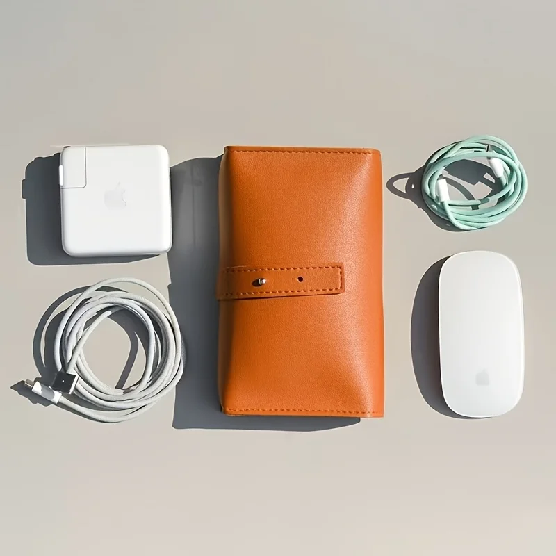yesPU Leather Multi-Compartmen - Tech Accessories Storage 评论和价格