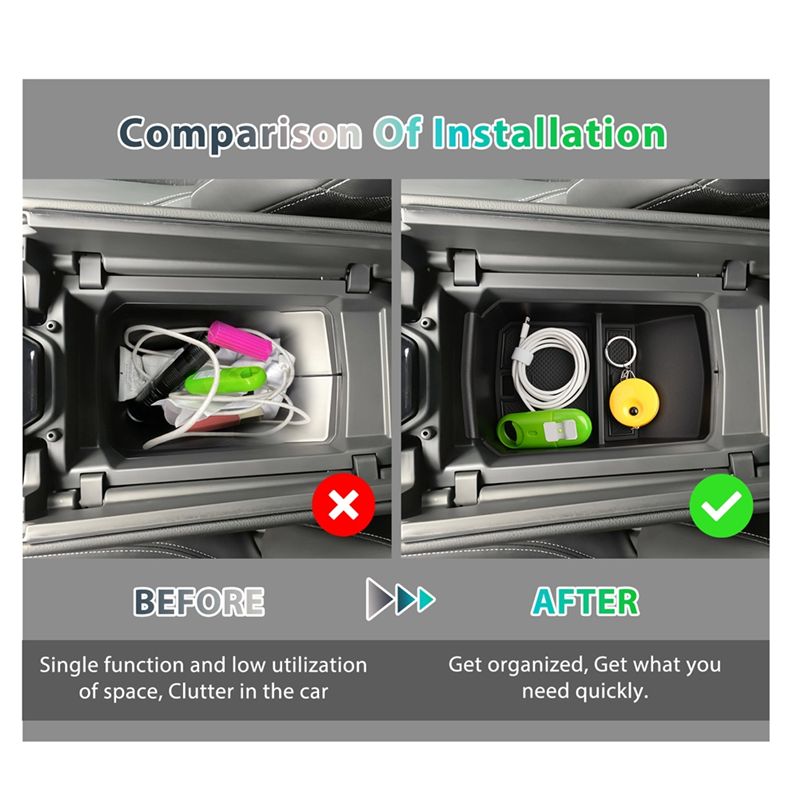 NEW HOT In Stock-Car Armrest B - Tech Accessories Storage 评论和价格