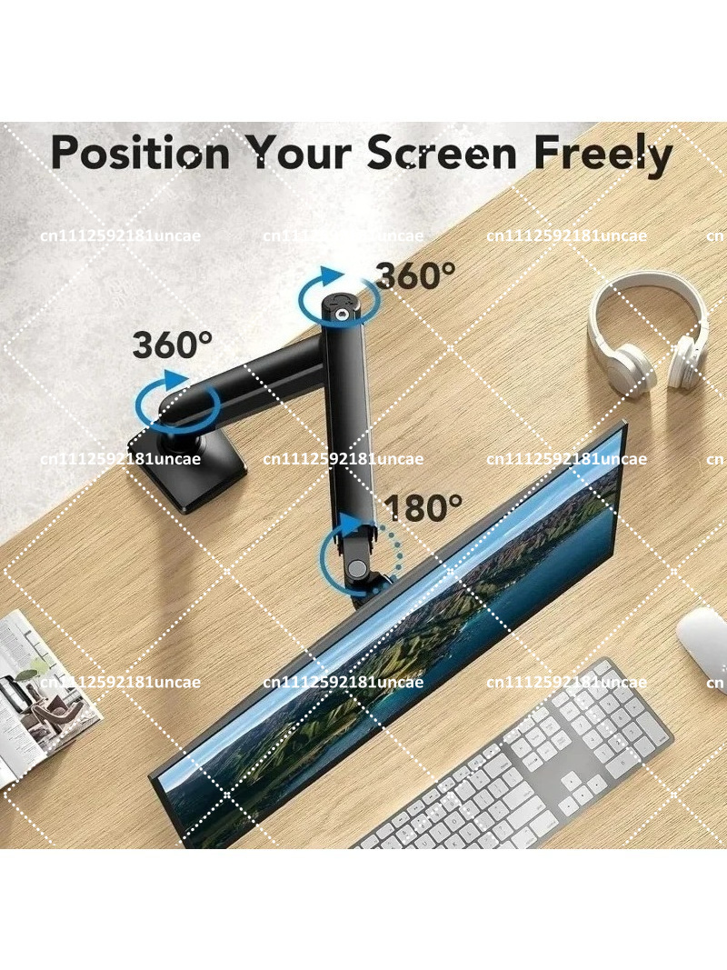 Single Monitor Arm, Aluminum A - Monitor Arm Single 评论和价格