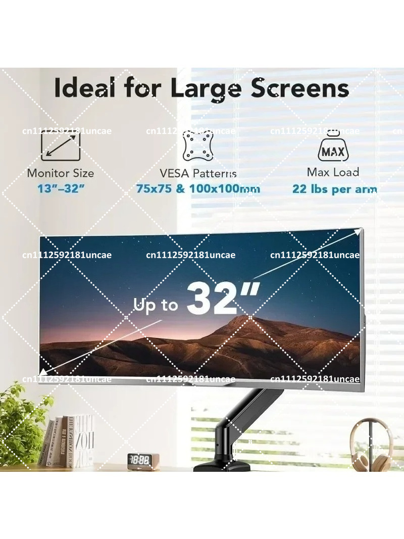 Single Monitor Arm, Aluminum A - Monitor Arm Single 评论和价格