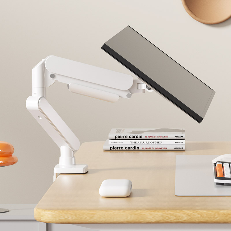 White Single Monitor Arm Desk  - Monitor Arm Single 评论和价格