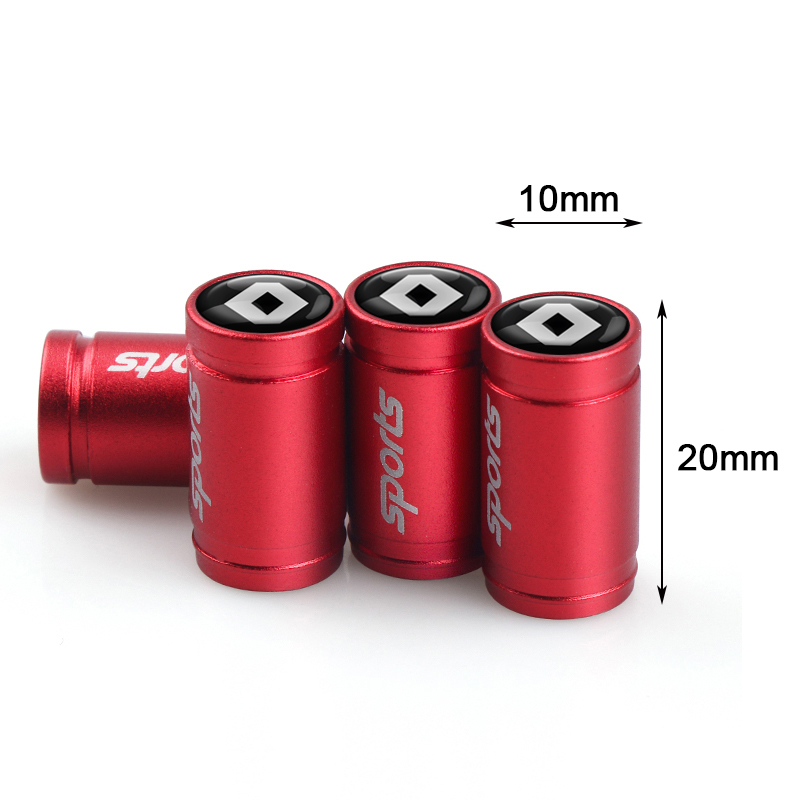 4Pcs Car Wheel Tire Valve Caps - Tech Accessories Dacia 评论和价格