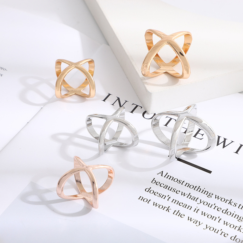 X-Shaped Scarf Clips - Elegant - Useful Tech Accessories 评论和价格