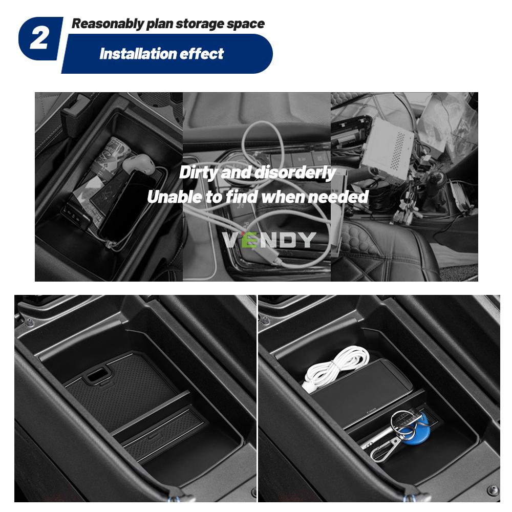 Car Center Armrest Storage Box - Tech Accessories Storage 评论和价格