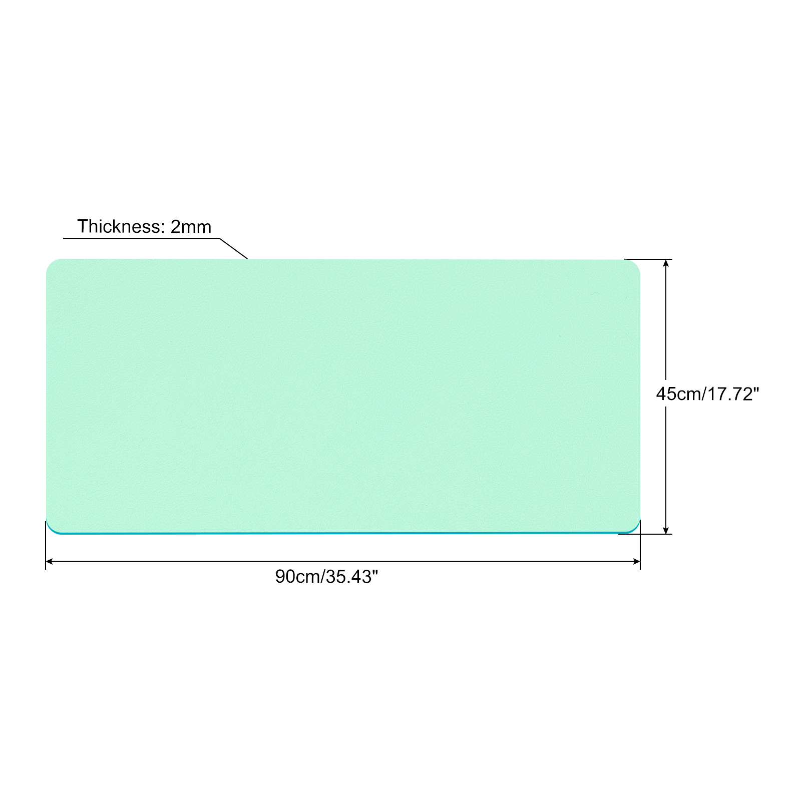 Office Desk Mat Protector PU L - Tech Desktop Accessories 评论和价格