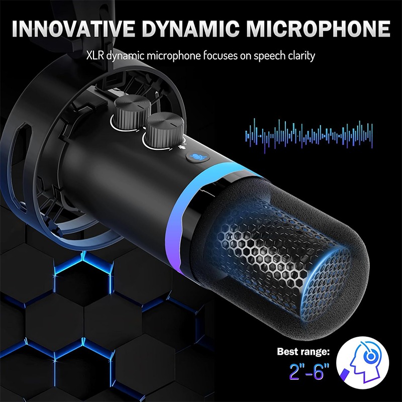 USB Gaming Microphone with Boo - Monitor Arm Single 评论和价格