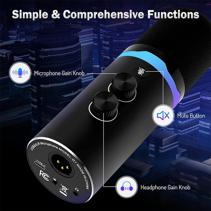 USB Gaming Microphone with Boo - Monitor Arm Single 评论和价格